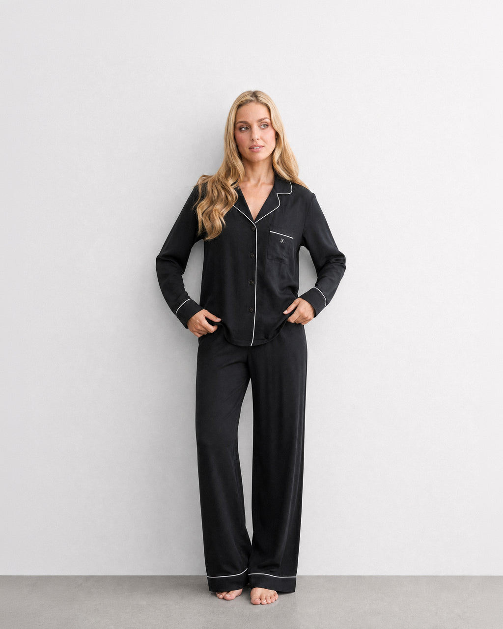Pijama Largo de Tencel™ Lyocell