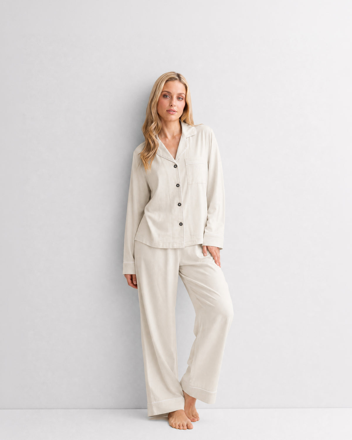 Pijama Largo de Tencel™ Lyocell