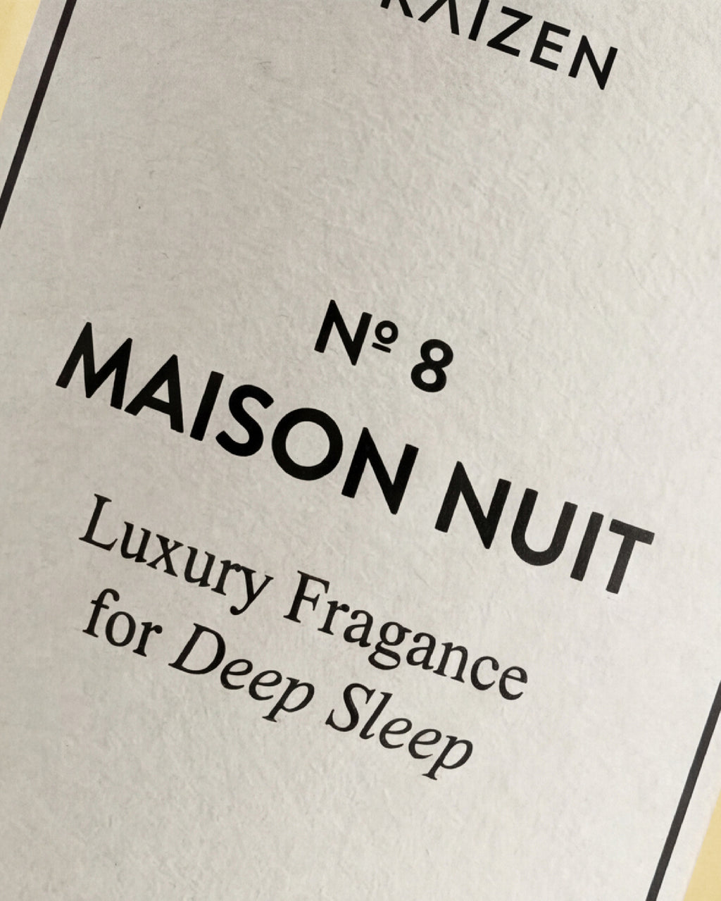 Fragancia Almohada y Hogar. Nº 8 Maison Nuit
