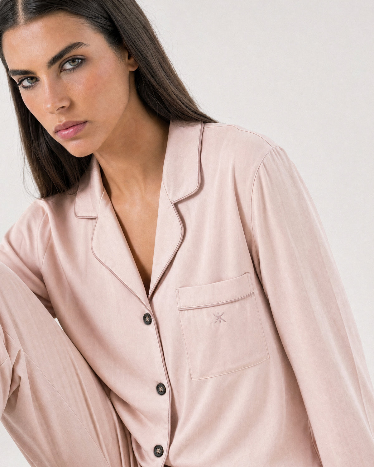 Pijama Largo de Tencel™ Lyocell