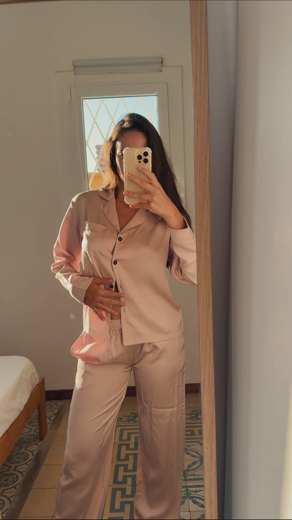 Pijama Largo de Tencel™ Lyocell
